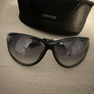 Tom Ford Black and Gold Women's Sunglasses